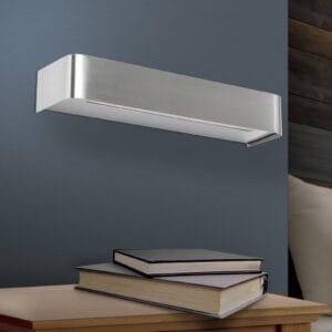 Svítidlo Orion železo satinované/opálová bílá železo/plast