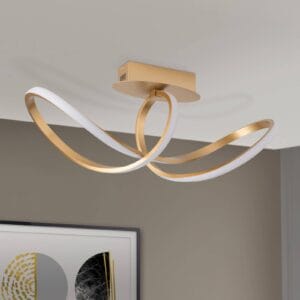 Svítidlo Orion matná mosaz ocel/hliník/silikon