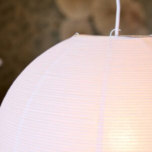 Svítidlo PR Home bílá japonský papír/ocelový drát/plast