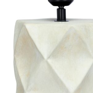 Svítidlo PR Home bílá starožitná/béžová/multicolor keramika/viskóza/len