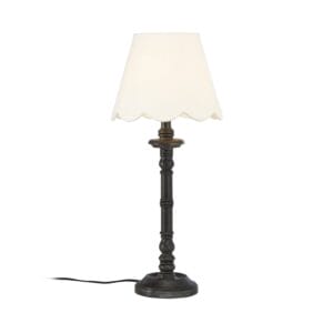 Svítidlo PR Home černo-hnědá/přírodní dřevo/textil