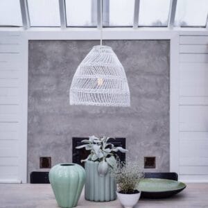 Svítidlo PR Home bílá proutí/ratan