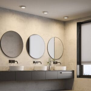 Svítidlo PRIOS stříbrná/bílá Polykarbonát/hliník