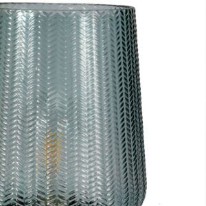 Svítidlo Pauleen tyrkysový sklo/kov