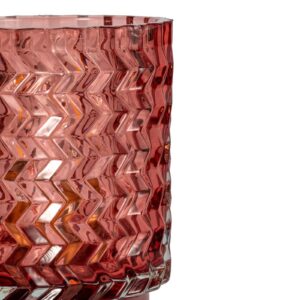 Svítidlo Pauleen růžový sklo/kov