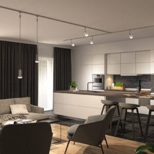 Svítidlo Paulmann stříbrná sklo