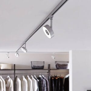 Svítidlo Paulmann matný chrom kov/plast