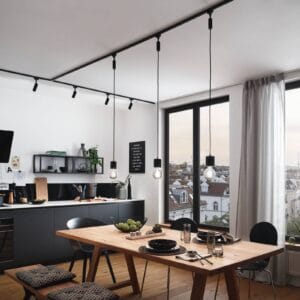 Svítidlo Paulmann matná černá kov/plast