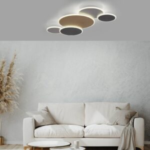 Svítidlo Q-Smart-Home mosaz/antracit/šedá železo/ocel/hliník