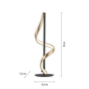 Svítidlo Q-Smart-Home antracit/mosaz hliník/železo/pryž