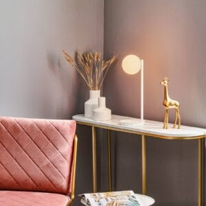 Svítidlo SIGMA bílá ocel práškovaná/sklo