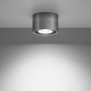 Svítidlo SOLLUX LIGHTING betonově šedá beton