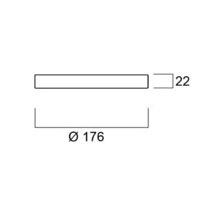 Svítidlo Sylvania černá plast
