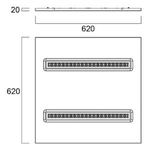 Svítidlo Sylvania bílá ocel
