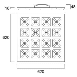 Svítidlo Sylvania bílá ocel