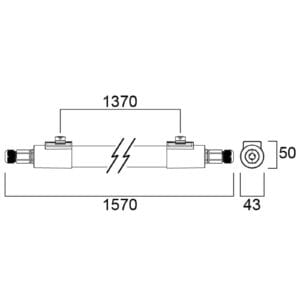 Svítidlo Sylvania bílá polykarbonát