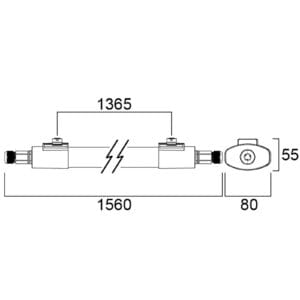 Svítidlo Sylvania bílá polykarbonát