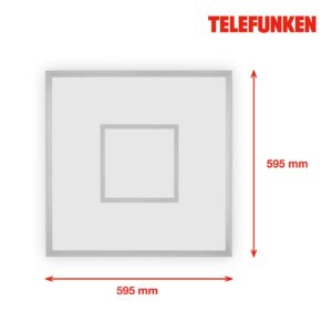 Svítidlo Telefunken stříbrná plast/kov