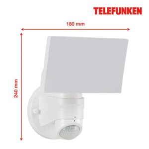 Svítidlo Telefunken bílá plast
