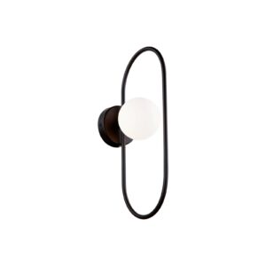 Svítidlo Viokef černá/bílá ocel/sklo