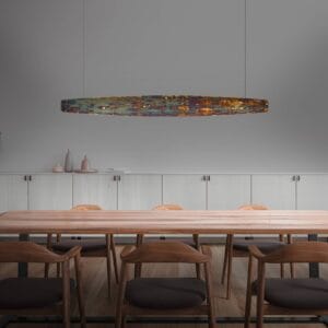 Svítidlo quitani lístkový kov zlatá hliník/ocel/mosaz