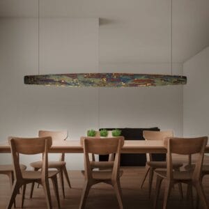 Svítidlo quitani lístkový kov zlatá hliník/ocel/mosaz