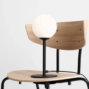 Svítidlo ALDEX černá/mražená bílá kov/sklo