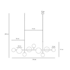 Svítidlo ALDEX zlatá/opálová bílá kov/sklo