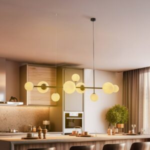 Svítidlo ALDEX černá/mražená bílá kov/sklo