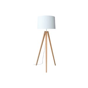 Svítidlo Aluminor bílá/světlé dřevo dřevo/bavlna