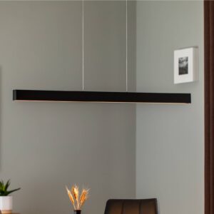 Svítidlo Argon černá ocel