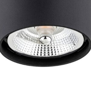 Svítidlo Argon černá Hliník