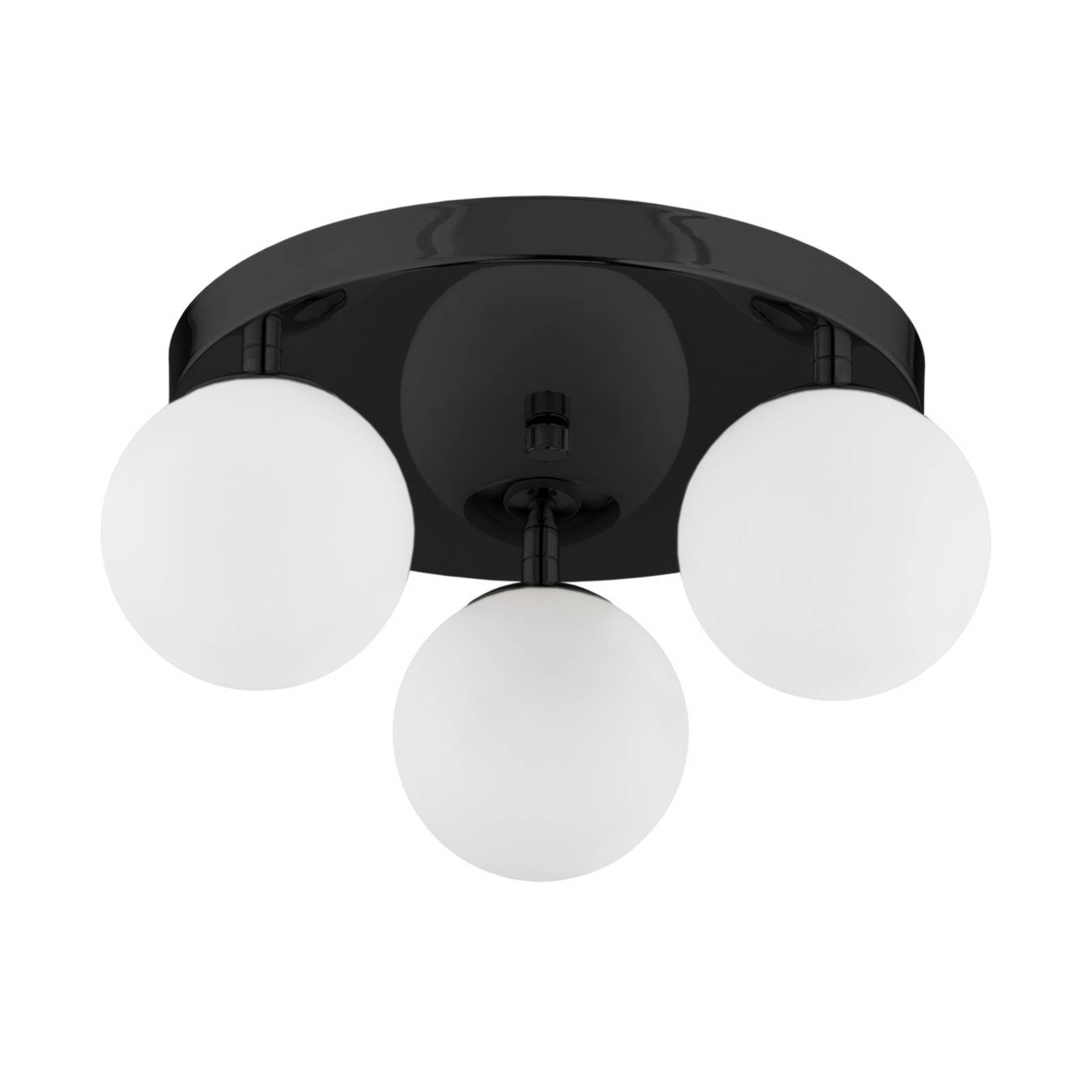 Svítidlo Argon černá/bílá kov/sklo