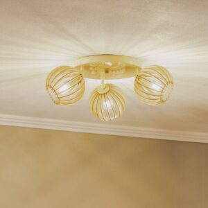 Svítidlo Argon světlé dřevo/bílá dřevo/ocel