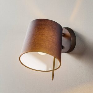 Svítidlo Astro bronz/černá kov/textil