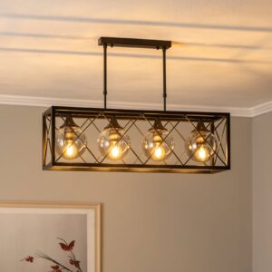 Svítidlo Avonni černá/kouřově šedá tónovaná železo/sklo