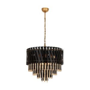 Svítidlo Avonni černá/zlatá kov