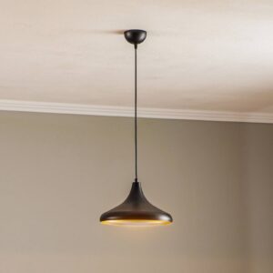 Svítidlo Avonni černá/antická zlatá železo/kov