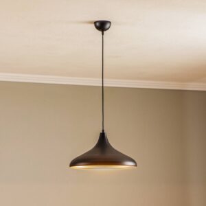 Svítidlo Avonni černá/antická zlatá železo/kov