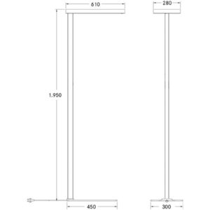 Svítidlo BRUMBERG stříbrná hliník/ocel/plast