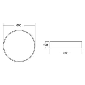 Svítidlo BRUMBERG bílá Hliník/ocel/plast