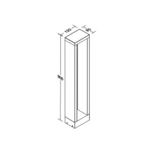 Svítidlo BRUMBERG grafit Hliník/sklo/plast