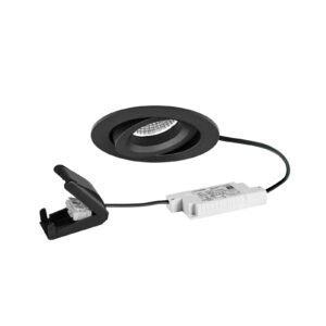 Svítidlo BRUMBERG texturovaná černá Hliník/plast