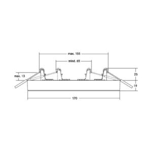 Svítidlo BRUMBERG bílá hliník/plast