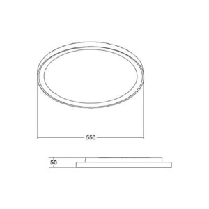 Svítidlo BRUMBERG černá hliník/ocel/polystyren