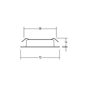 Svítidlo BRUMBERG bílá Ocel/plast
