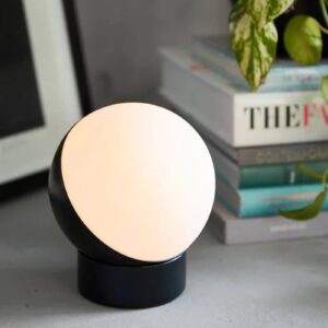 Svítidlo Beacon Lighting černá/bílá kov/sklo