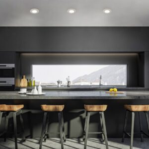 Svítidlo Briloner matný nikl plast