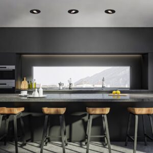 Svítidlo Briloner černá plast