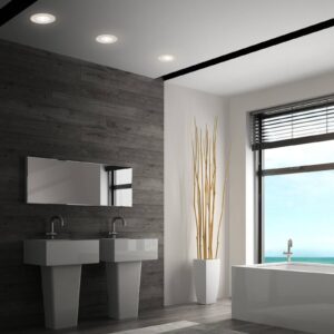 Svítidlo Briloner matný nikl plast